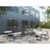 Alfresco Bistro Indoor/Outdoor Rectangle Pedestal Café Table