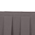 Box Pleat Stage Skirting - Charcoal Grey