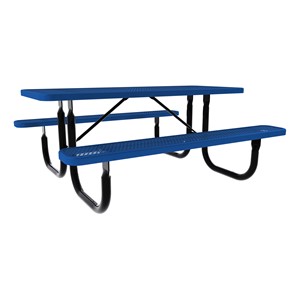 Rectangle Picnic Table w/ Round Perforation