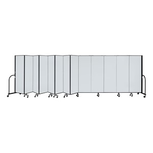 6' H Whiteboard Tackable Portable Partition - 13 Panels