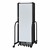 6' H Whiteboard Tackable Portable Partition - 3 Panels - Folded