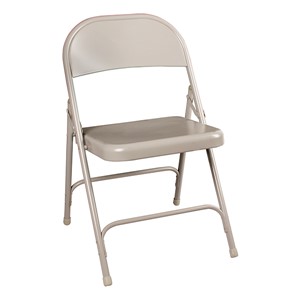 6600 Series Steel Folding Chair - Gray