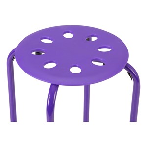 Assorted Color Plastic Stack Stool