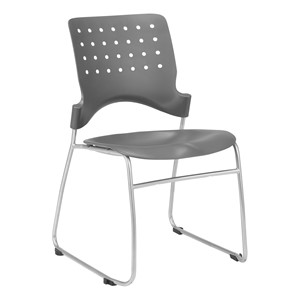 Ballard Plastic Stack Chair - Graphite