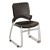 Ballard Plastic Stack Cafeteria Chair - Black w/ silver frame