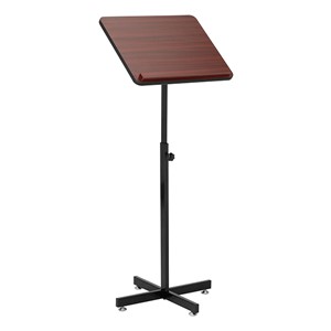 Adjustable-Height Lectern Stand - Front