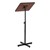 Adjustable-Height Lectern Stand - Back
