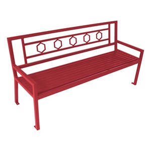 Evanston Series Bench w/ Back-Yhown ie Rd