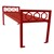 Evanston Series Bench w/o Back-Yhown ie Furniture\Nor-Yal1171-Red