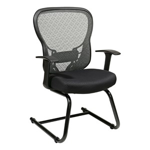 Deluxe SpaceGrid Back Visitors Chair - Mesh Seat
