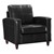 Eco Leather Club Chair - Black