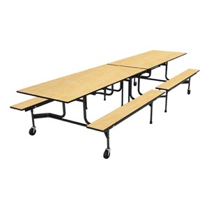 59TV Series Mobile Folding Bench Cafeteria Table