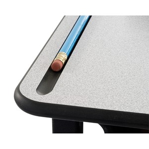AlphaBetter Stand-Up Desk w/ Phenolic Top (36" W x 24" D) - Pencil tray