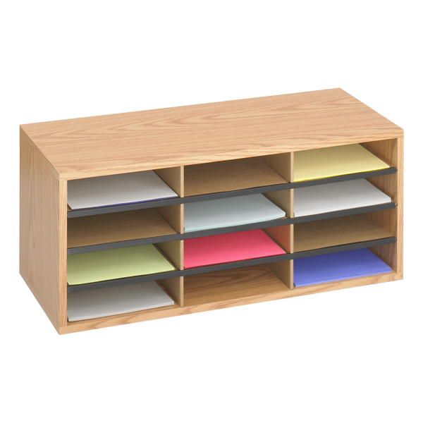 Wood/Corrugated Literature Organizers at School Outfitters