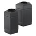 Five-Sided Panel Indoor/Outdoor Trash Can w/ Lid