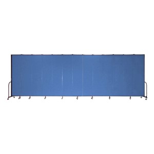 8' H Freestanding Portable Partition - 13 Panels (24' 1" L)