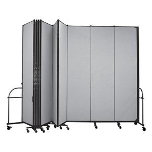7' 4" H Heavy-Duty Freestanding Portable Partition