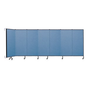 5' H Wall-Mount Partition - 7 Panels