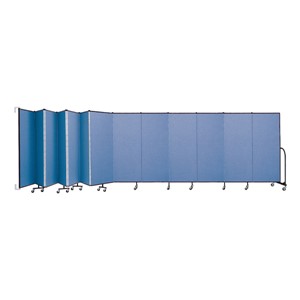 6' H Wall-Mount Partition - 13 Panels