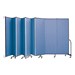 6' 8" H Wall-Mount Partition - Shown w/ 9 Panels