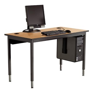 1500 Series Computer Table-0hown Co Single