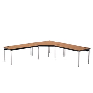 1500 Series Computer Table – Adjustable Leg Grouping