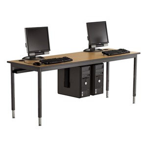 1500 Series Computer Table w/ Optional CPU Holders