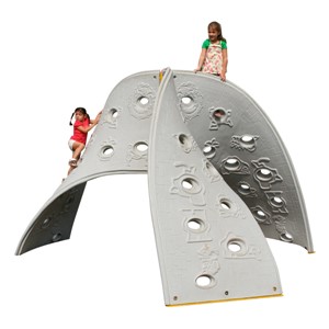 Aztec Play Climber - Three-panel climber shown; accommodates 10 children