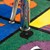 Rectangle Oak Adjustable-Height Mobile Preschool Activity Table - Glide