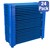 Blue Stackable Daycare Cot - Standard (52" L) - Pack of 24 Cots - Stacked Cots