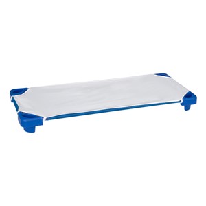 Blue Stackable Daycare Cot - Toddler (40" L) - Sheet not included