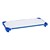 Blue Stackable Daycare Cot - Toddler (40" L) - Pack of 18 Cots w/ Set of Four Casters - Cot w/ Cot Sheet