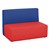 Shapes Vinyl Structured Soft Seating - Large Huddle 12" H (Primary Colors) - Rectangle Seat