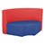 Shapes Vinyl Structured Soft Seating - Large Huddle 12" H (Primary Colors) - Quarter Round Seat