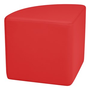 Shapes Vinyl Soft Seating - Pie - Red