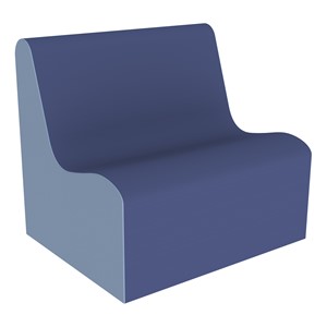 Foam Soft Seating - Sofa - Navy & Powder Blue
