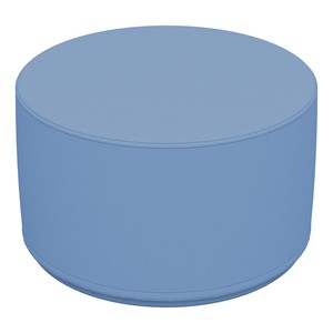 Foam Soft Seating Circle Ottoman - Powder Blue