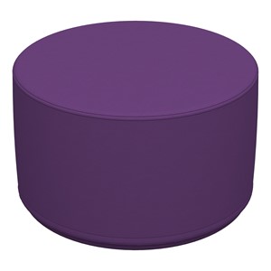 Foam Soft Seating Circle Ottoman - Purple