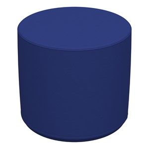 Foam Soft Seating Circle Ottoman - Blue