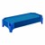 Deluxe Blue Stackable Daycare Cot w/ Easy Lift Corners - Standard (52" L) - Pack of 18 Cots - Stacked Cots