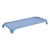 Deluxe Assorted Natural Colors Stackable Daycare Cot w/ Easy Lift Corners - Standard (52" L) - Pack of 16 Cots - Sky Blue