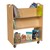 Double-Sided Mobile Library Cart - Accessories not included