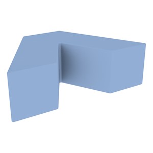 Foam Soft Seating - V Shape (12" H) - Powder Blue