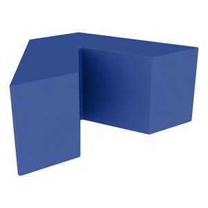Foam Soft Seating - V Shape (16" H) - Blue