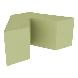 Foam Soft Seating - V Shape (16" H) - Fern Green