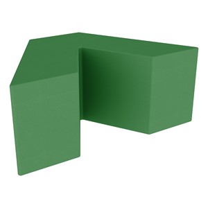 Foam Soft Seating - V Shape (16" H) - Green