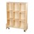 Wooden Mobile Storage Unit w/ White Board