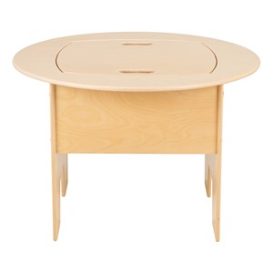 Multi-Purpose Round Kids Play Table w/ Storage