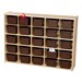 25-Tray Wooden Storage Unit - Assembled & w/ Chocolate Trays - Accessories not included