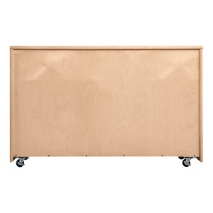 Maple 20-Tray Cubby Storage Unit - Back